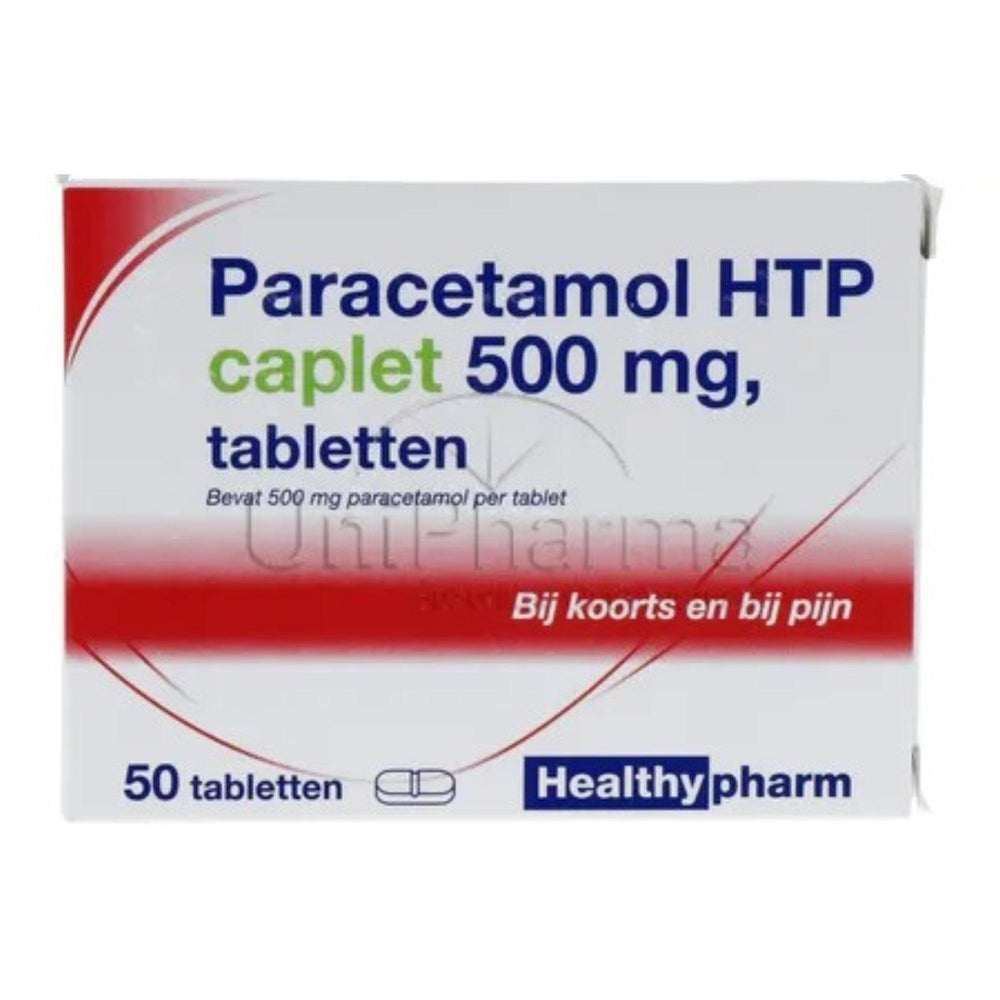 Paracetamol HTP 500mg ⑊ 50 Tablets