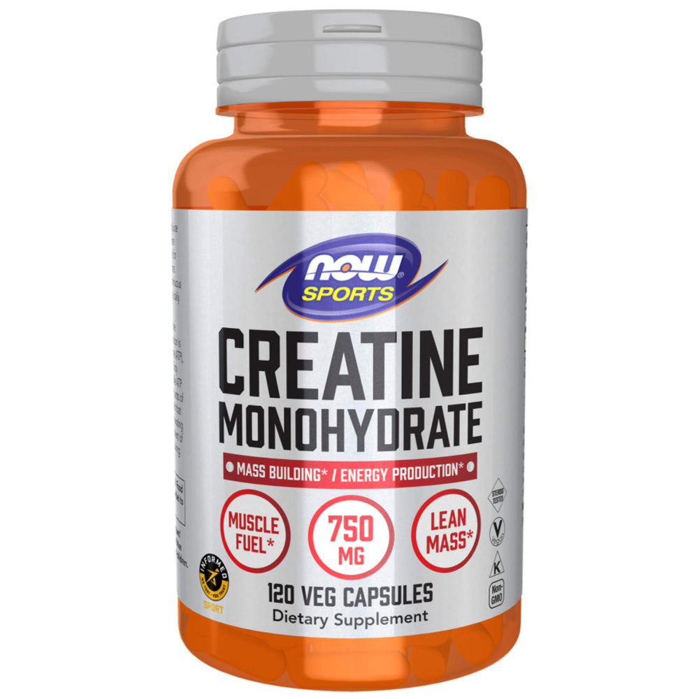 Kreatin-Monohydrat (120 Veggie-Kapseln, 750 mg)