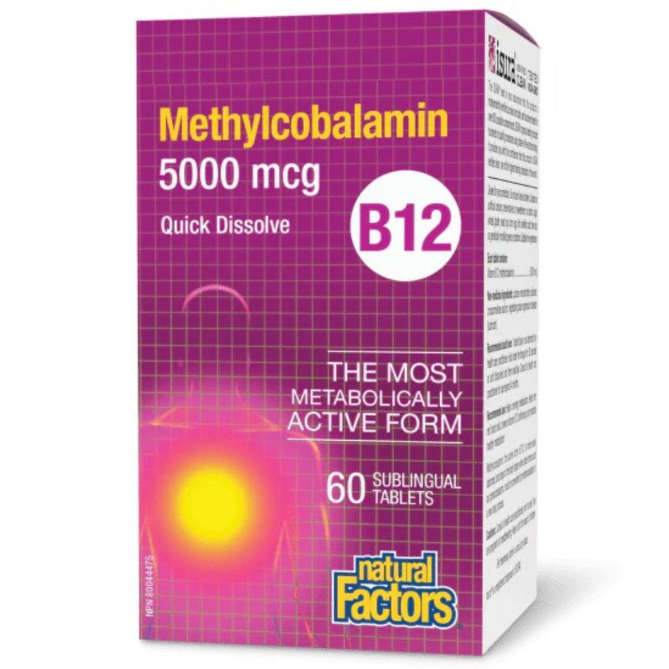 B12 Methylcobalamin (60 tablets, 5000mcg)