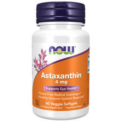 Astaxanthin (60 Veg softgel capsules, 4mg)
