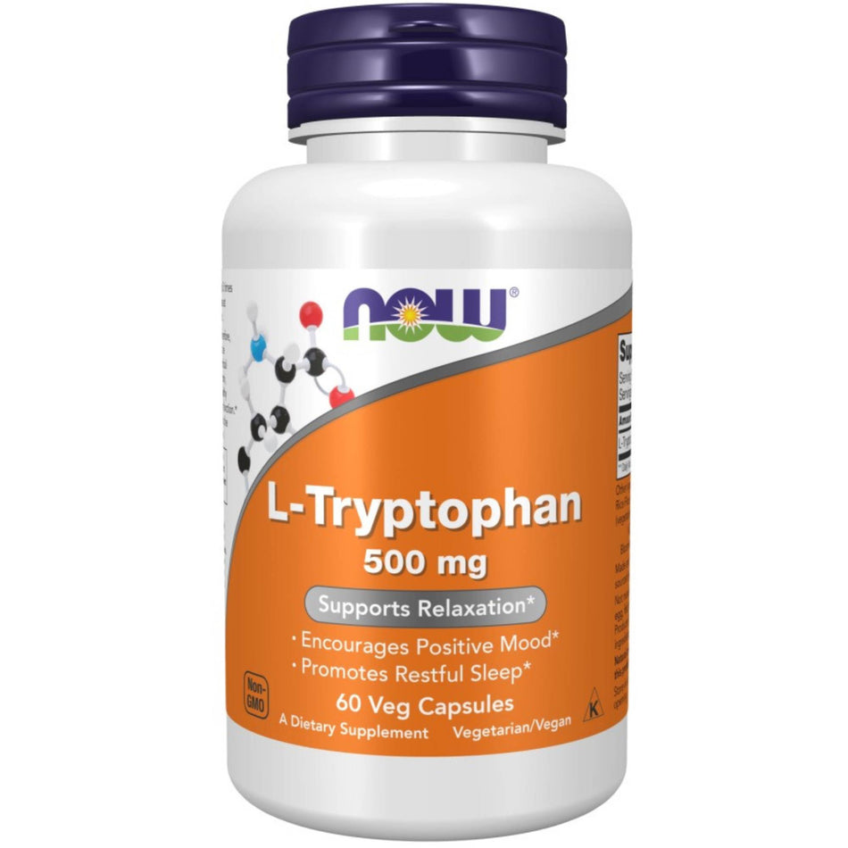 L-Tryptophan (60 V-Caps, 500mg)