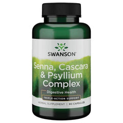 Senna Psyllium Cascara Cleanse Komplex (90 Kapseln)