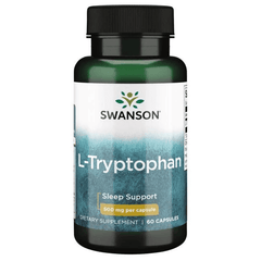L-Tryptophan 500mg (60 Caps, 500mg)