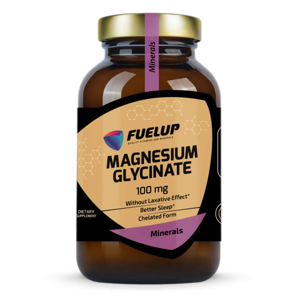 Magnesiumglycinat (120 vegane Kapseln, 100 mg)